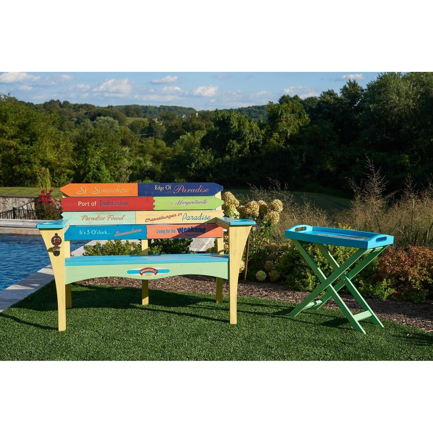 Margaritaville Bench Margaritaville | Garden Bench - Southern Most Point BN2MV-1