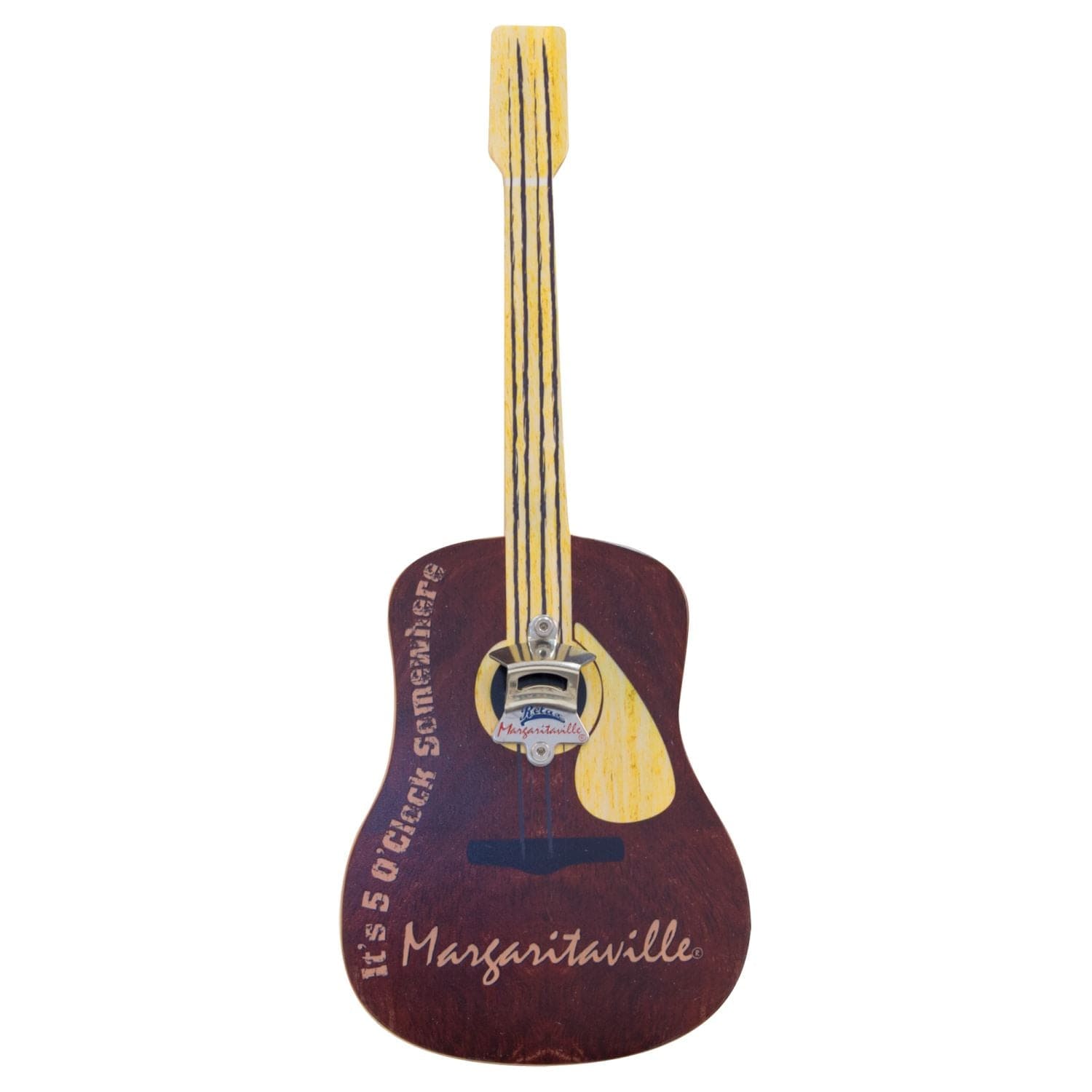 Margaritaville Sign Margaritaville | Bottle Opener Sign with Magnetic Cap Catcher - Guitar PSSM03-MV-1