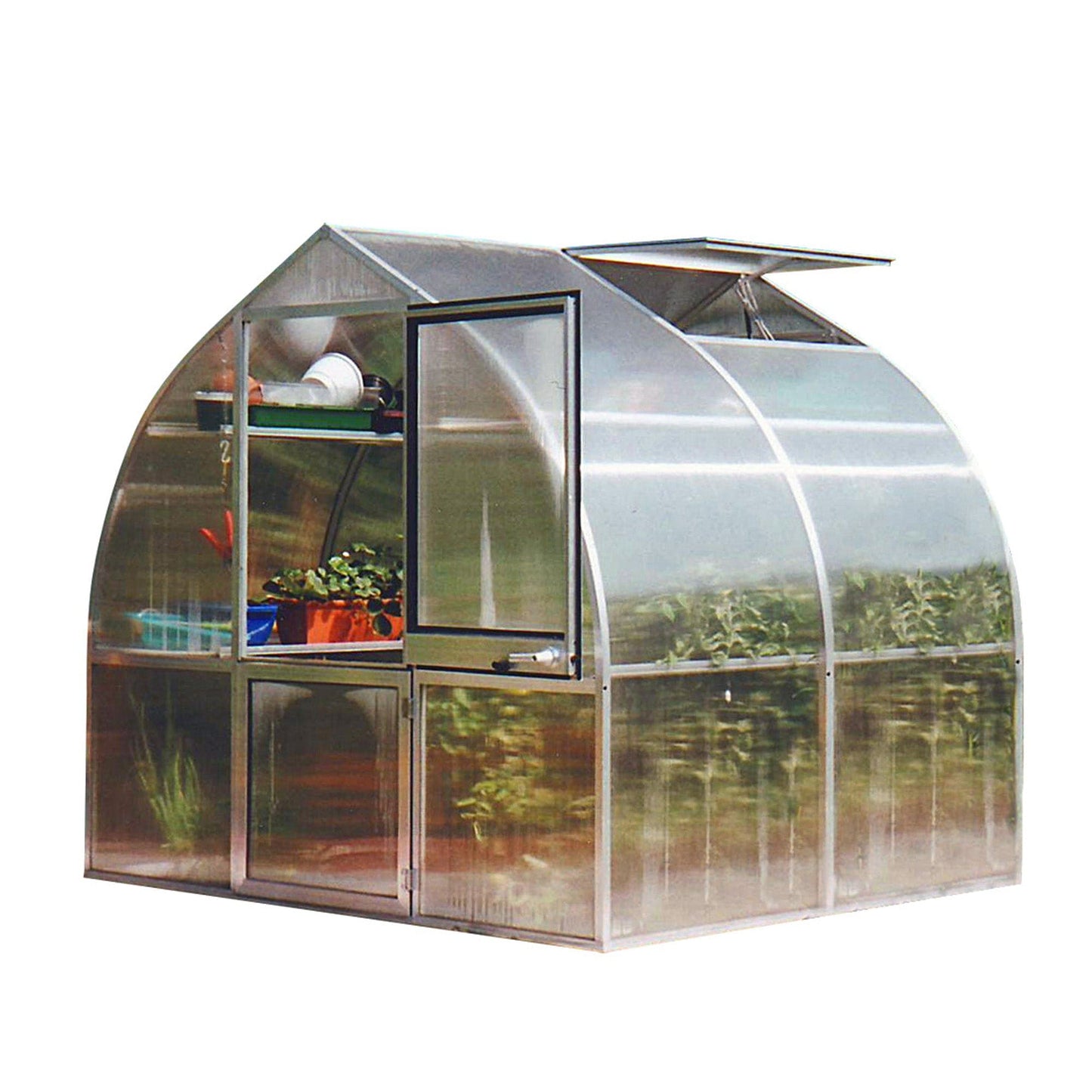 MyGreenhouseStore.com Hoklartherm RIGA 2S Greenhouse 7'8"x7' RIGA IIs