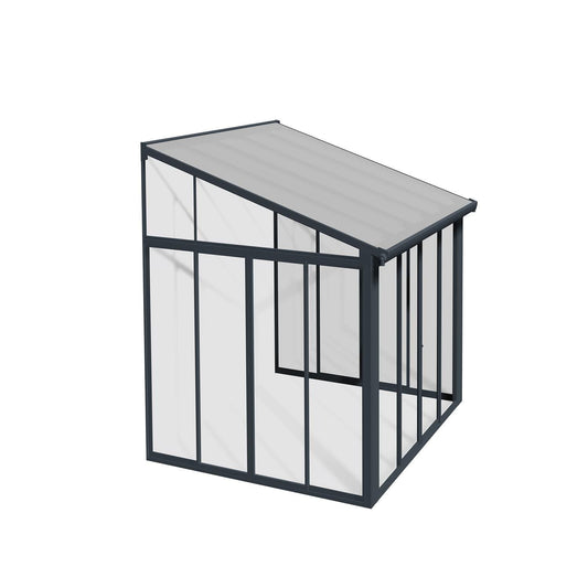 Palram - Canopia Add-a-Room Palram - Canopia | SanRemo 10x10 ft Patio Enclosure - Gray/Clear HG9069