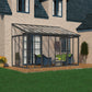 Palram - Canopia Add-a-Room Palram - Canopia | SanRemo 10x18 ft Patio Enclosure - Gray/Clear HG9065