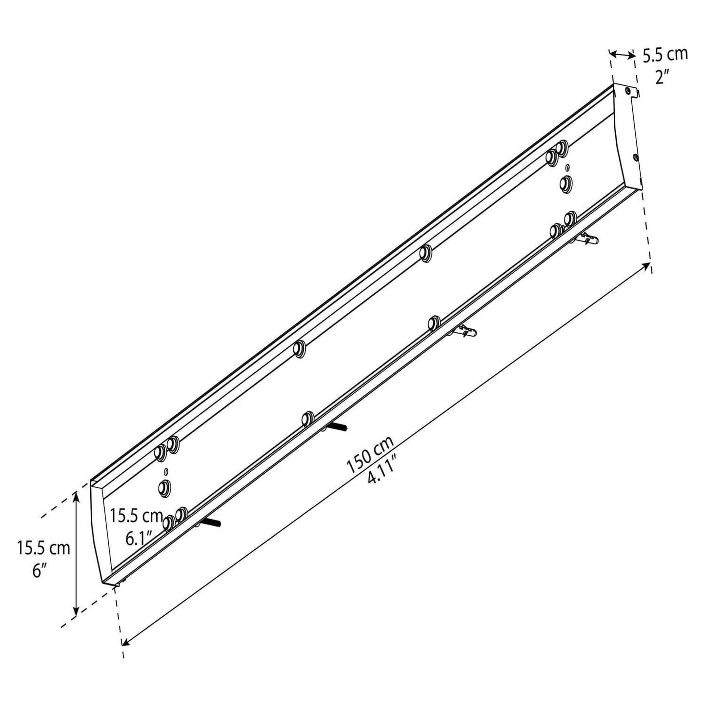 Palram - Canopia Awning Accessories Palram - Canopia | Aquila & Nancy 1500 Awning Siding Kit HG9516