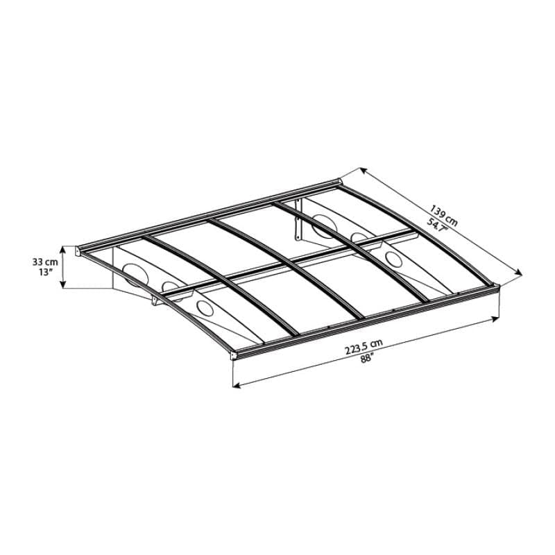 Palram - Canopia Herald Awning - mygreenhousestore.com