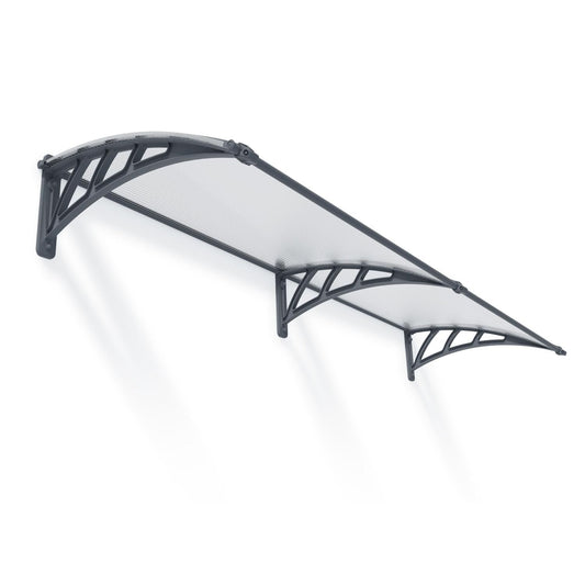 Palram - Canopia Awnings Palram - Canopia | Neo 2360 8x3 ft Awning - Gray/Clear HG9567