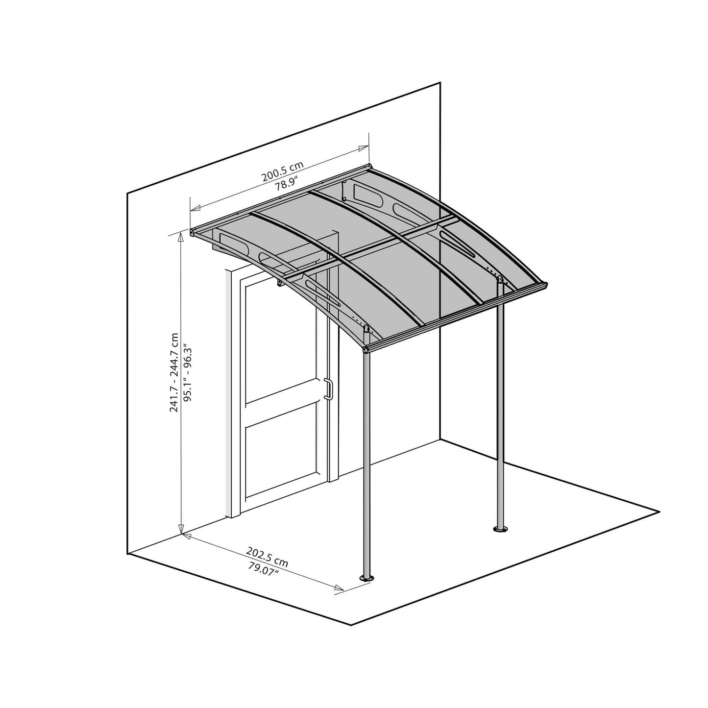 Palram - Canopia Vega 2000 Awning - mygreenhousestore.com