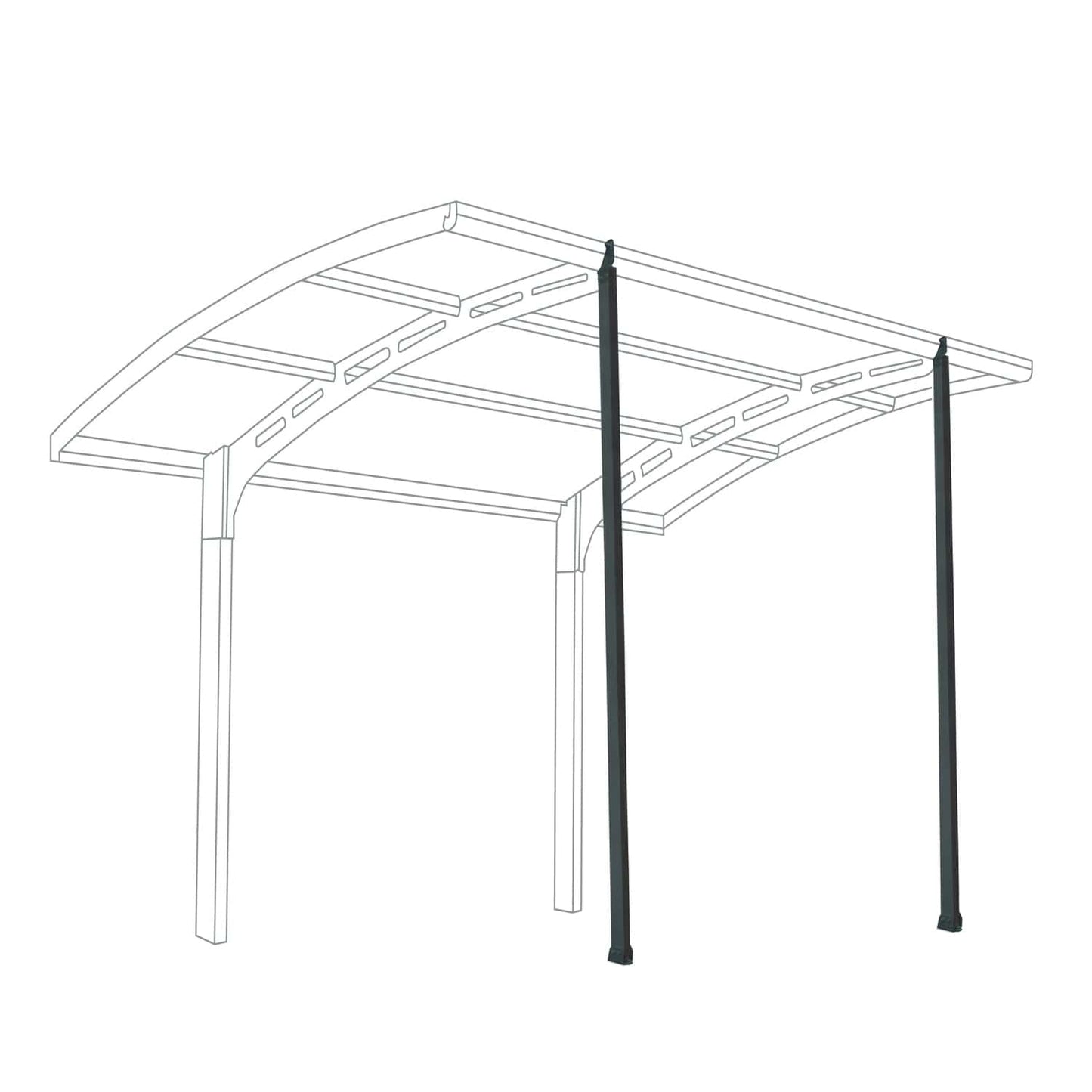 Palram - Canopia Carports Palram - Canopia | Arizona Carport Winter Support Kit HG9107