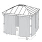 Palram - Canopia Gazebo Accessories Palram - Canopia | Dallas 4300 12x14 ft Curtain Set HG2005