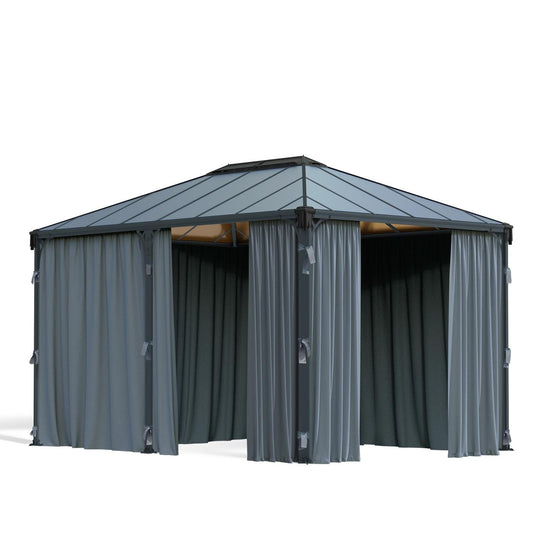 Palram - Canopia Gazebo Accessories Palram - Canopia | Milano 4300/Martinique 5000 Gazebo Curtain Set - 6 Piece HG1068
