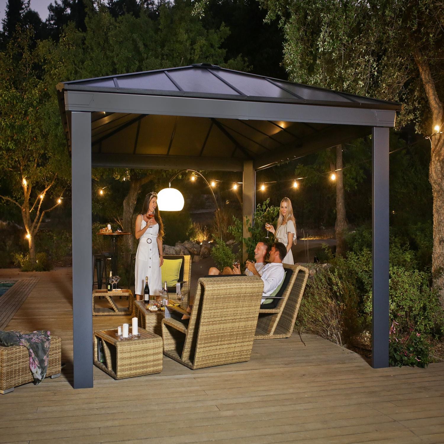Palram Canopia Dallas Gazebo - Thumbnail 3
