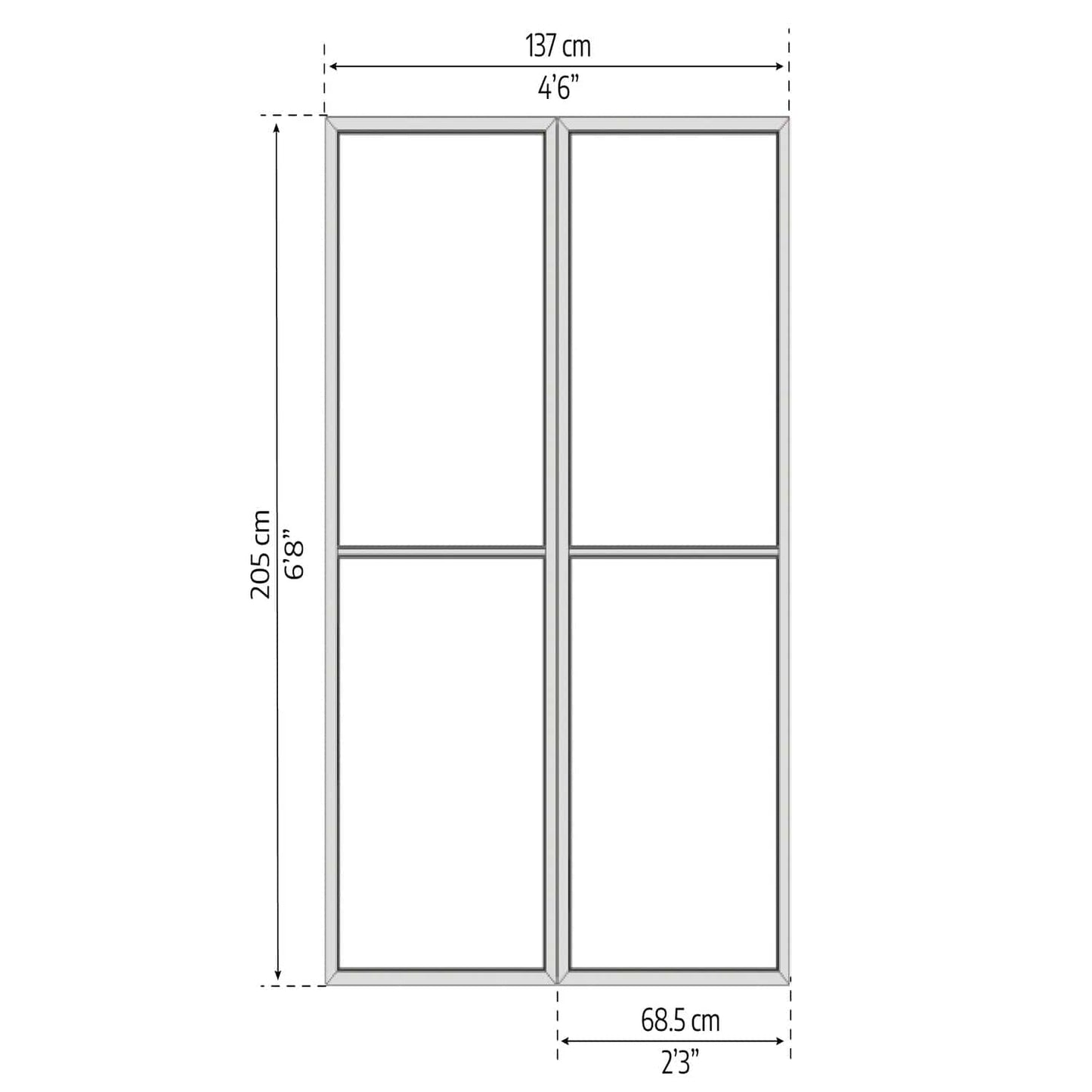 Palram - Canopia Gazebos Palram - Canopia | Ledro 12x12 ft Enclosed Gazebo w/screen doors - Gray/Bronze HG9193