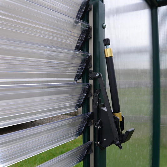 Palram - Canopia Automatic Louver Window Opener for Nature Series (Mythos, Hybrid, Essence), Americana and Rion greenhouses - mygreenhousestore.com