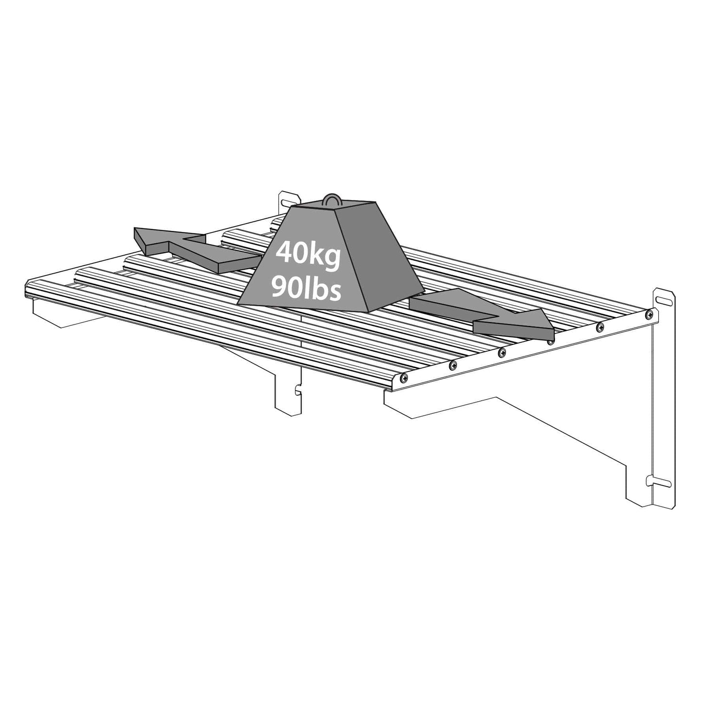 Palram - Canopia Heavy Duty Shelf for the Palram - Canopia Greenhouses - mygreenhousestore.com