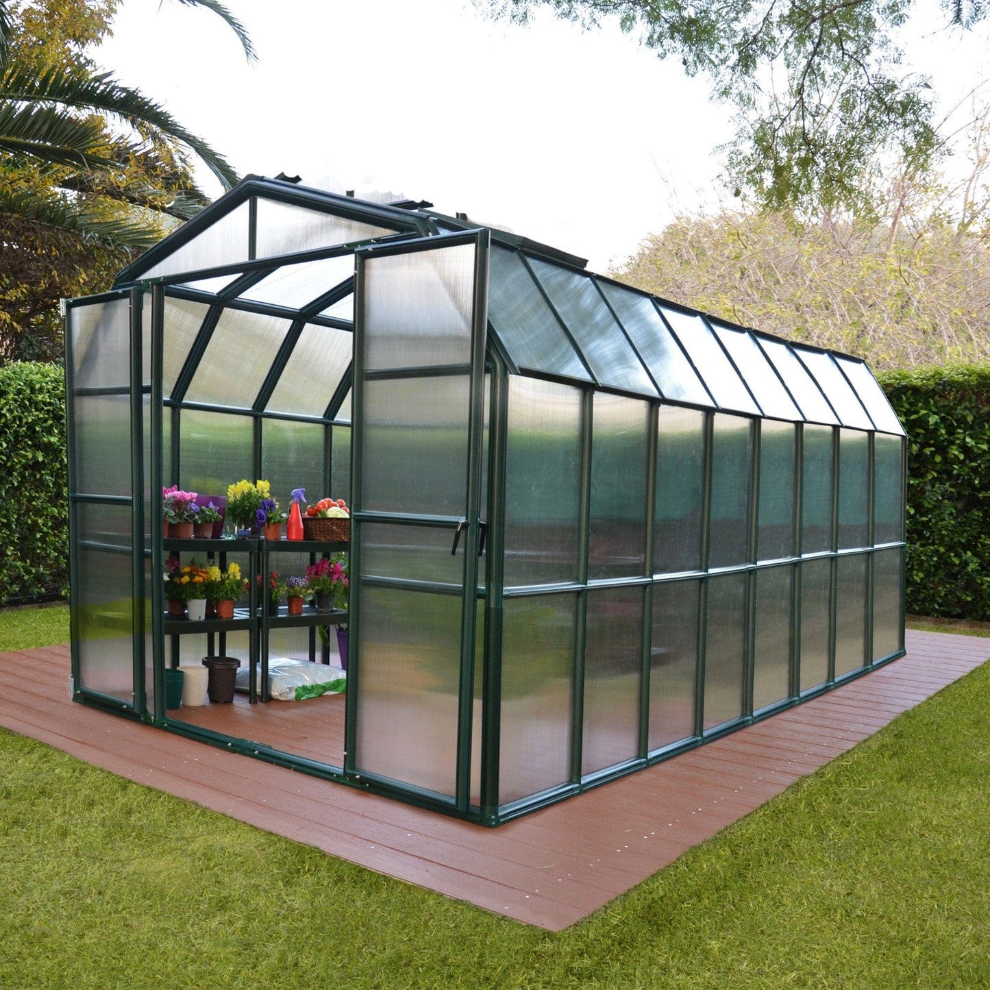 Palram - Canopia Grand Gardener Greenhouse - Twin Wall - mygreenhousestore.com