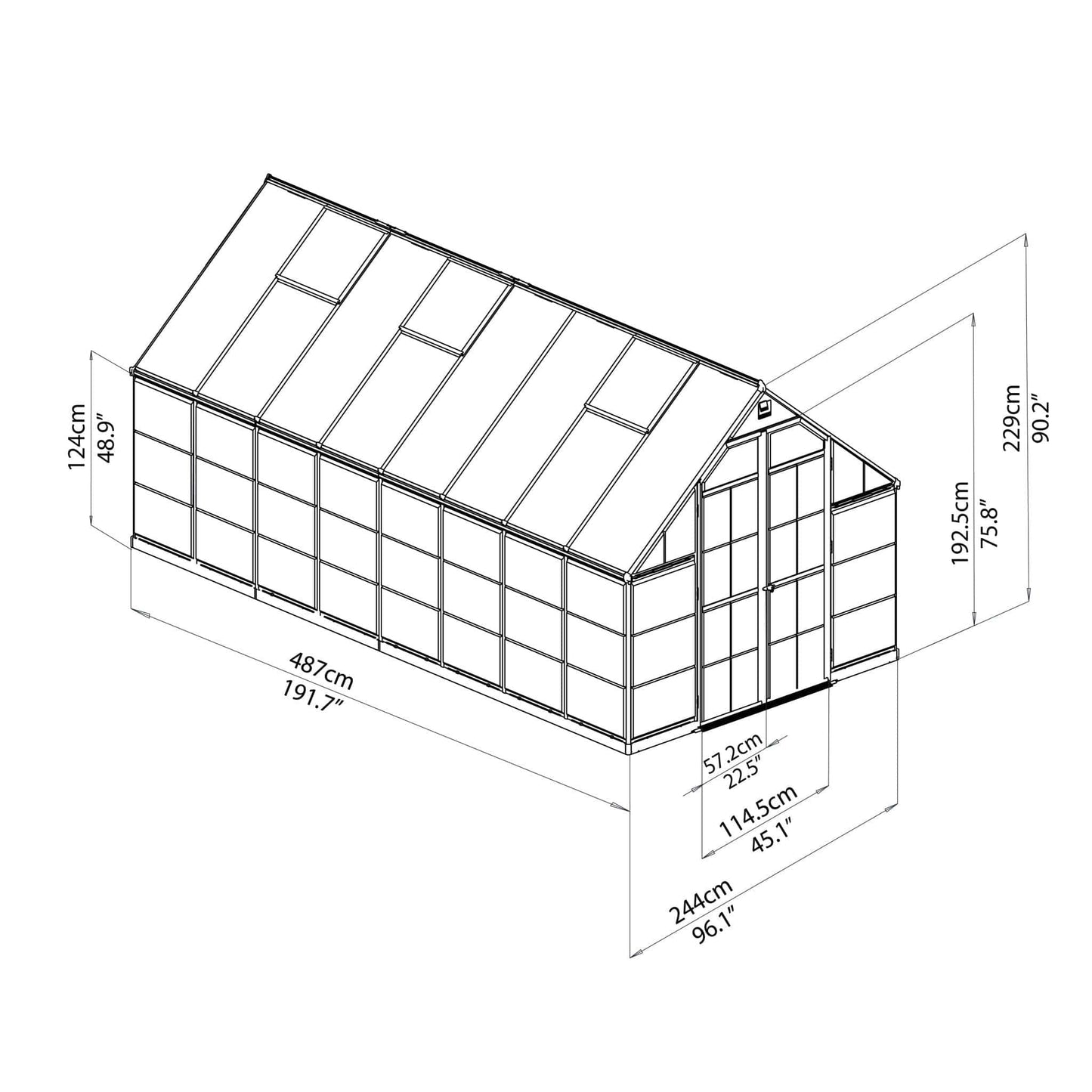 Palram - Canopia Balance Greenhouse - mygreenhousestore.com