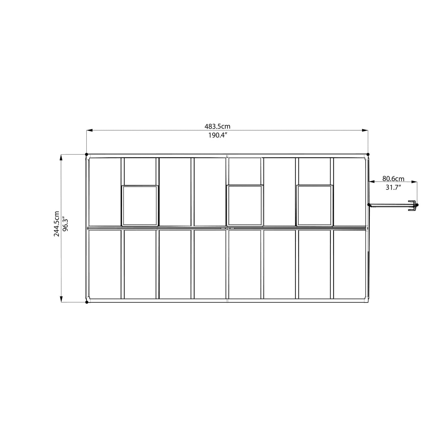 Palram - Canopia Glory Preminum Greenhouse - mygreenhousestore.com