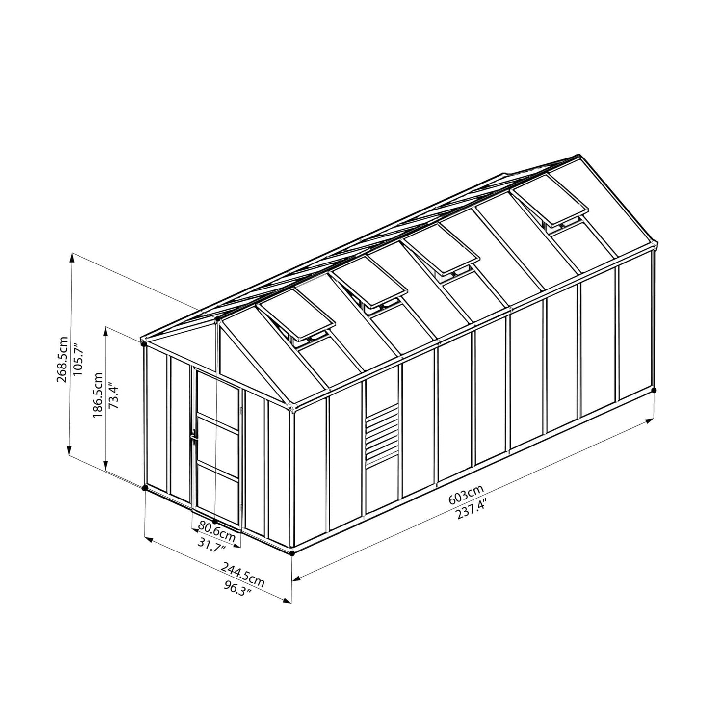 Palram - Canopia Glory Preminum Greenhouse - mygreenhousestore.com