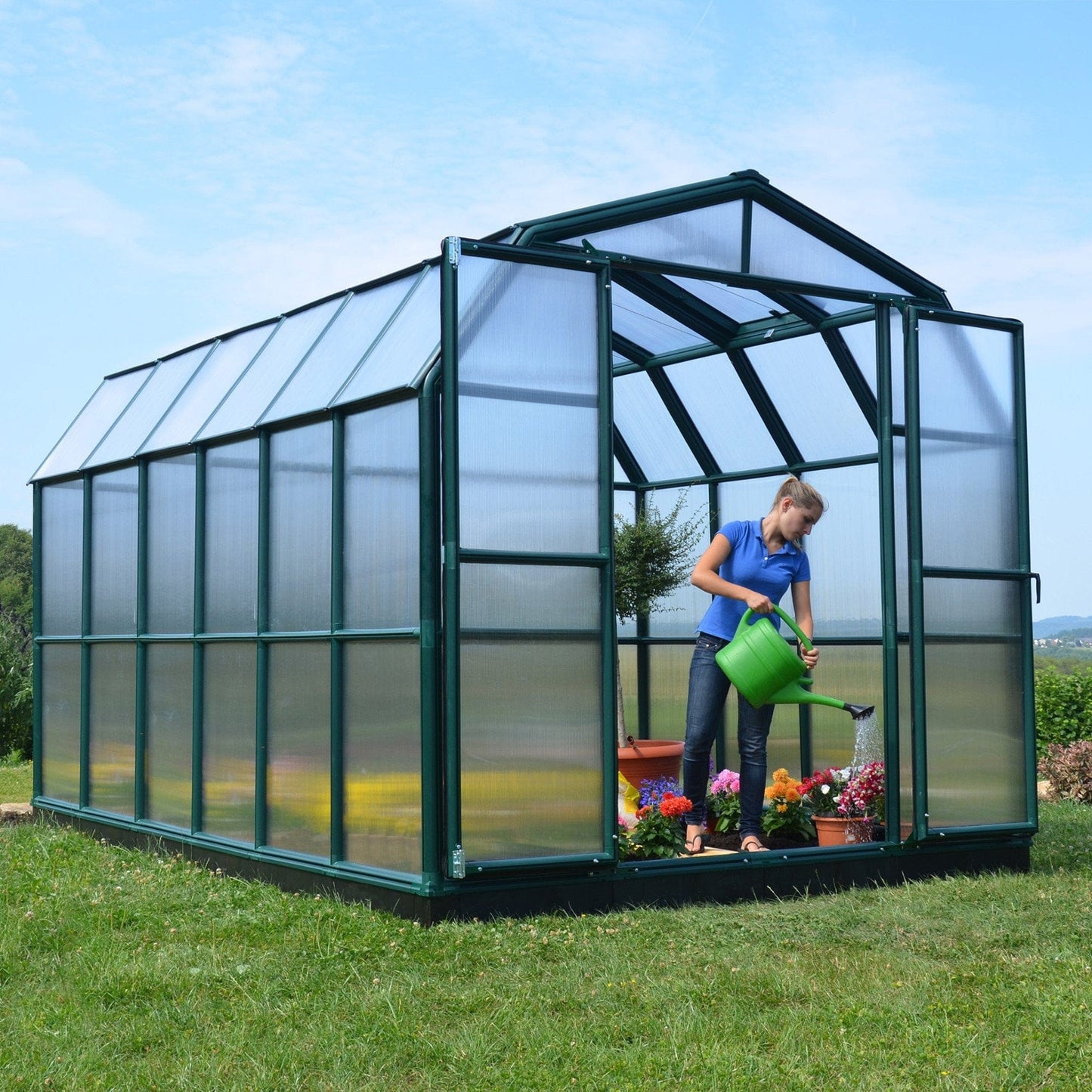 Palram - Canopia Grand Gardener Greenhouse - Twin Wall - mygreenhousestore.com