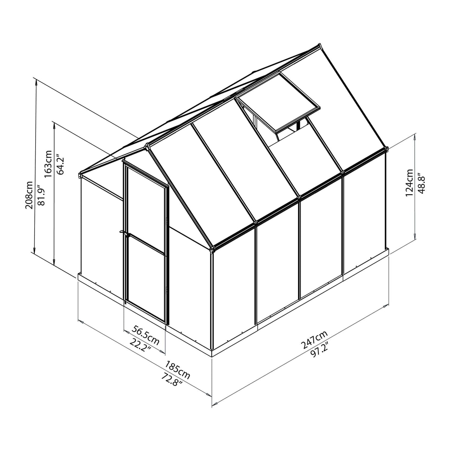 Palram - Canopia Hybrid Greenhouse - mygreenhousestore.com