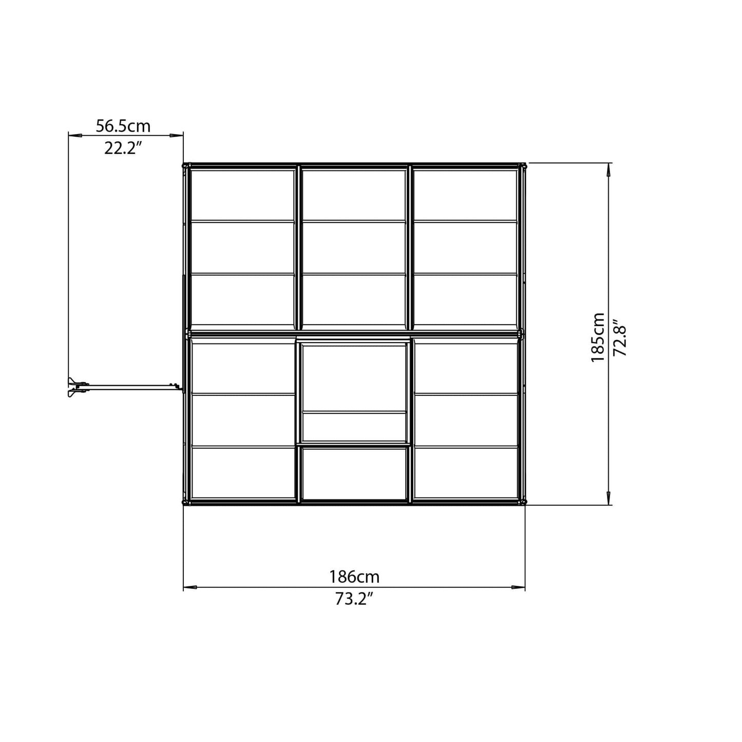 Palram - Canopia Hybrid Greenhouse - mygreenhousestore.com