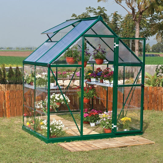 Palram - Canopia Greenhouse Kit Palram - Canopia | Hybrid Greenhouse 6x4 ft Green HG5504G