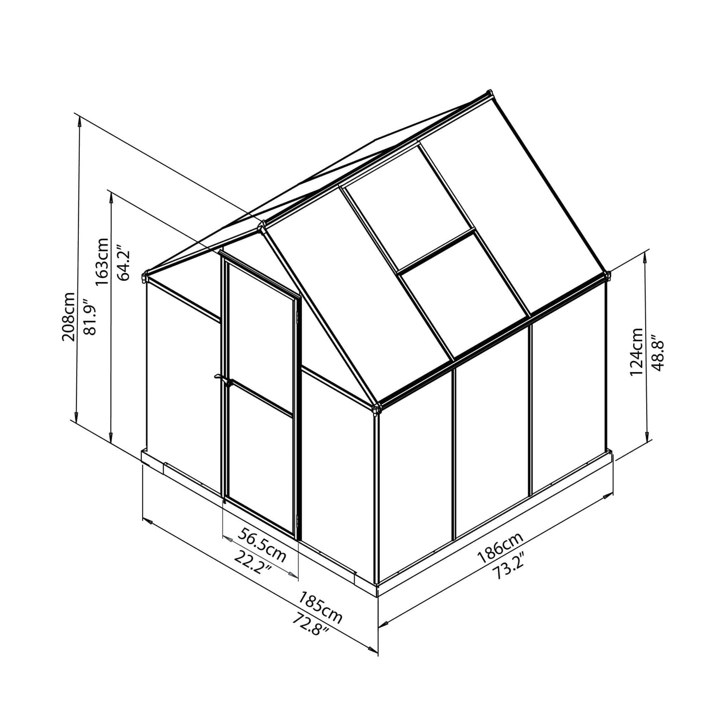 Palram - Canopia Mythos Greenhouse - mygreenhousestore.com