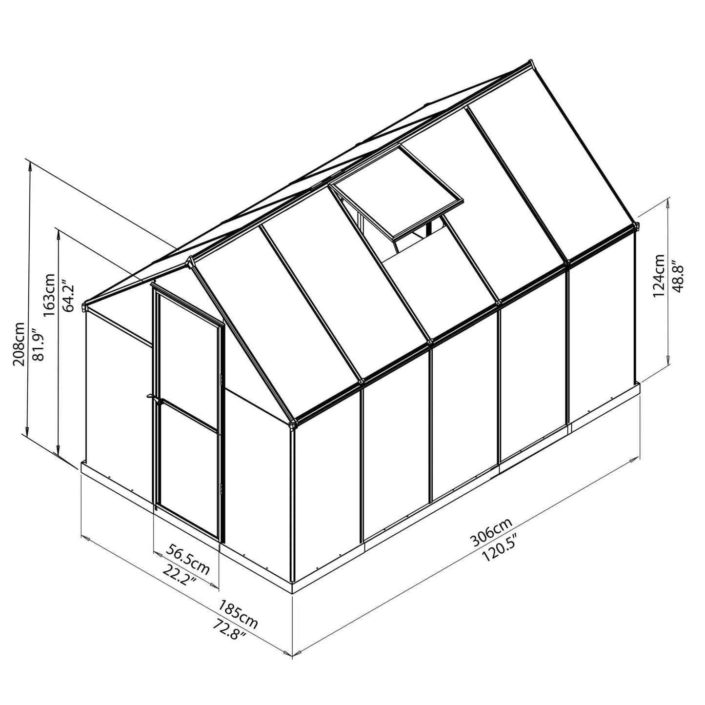 Palram - Canopia Mythos Greenhouse - mygreenhousestore.com