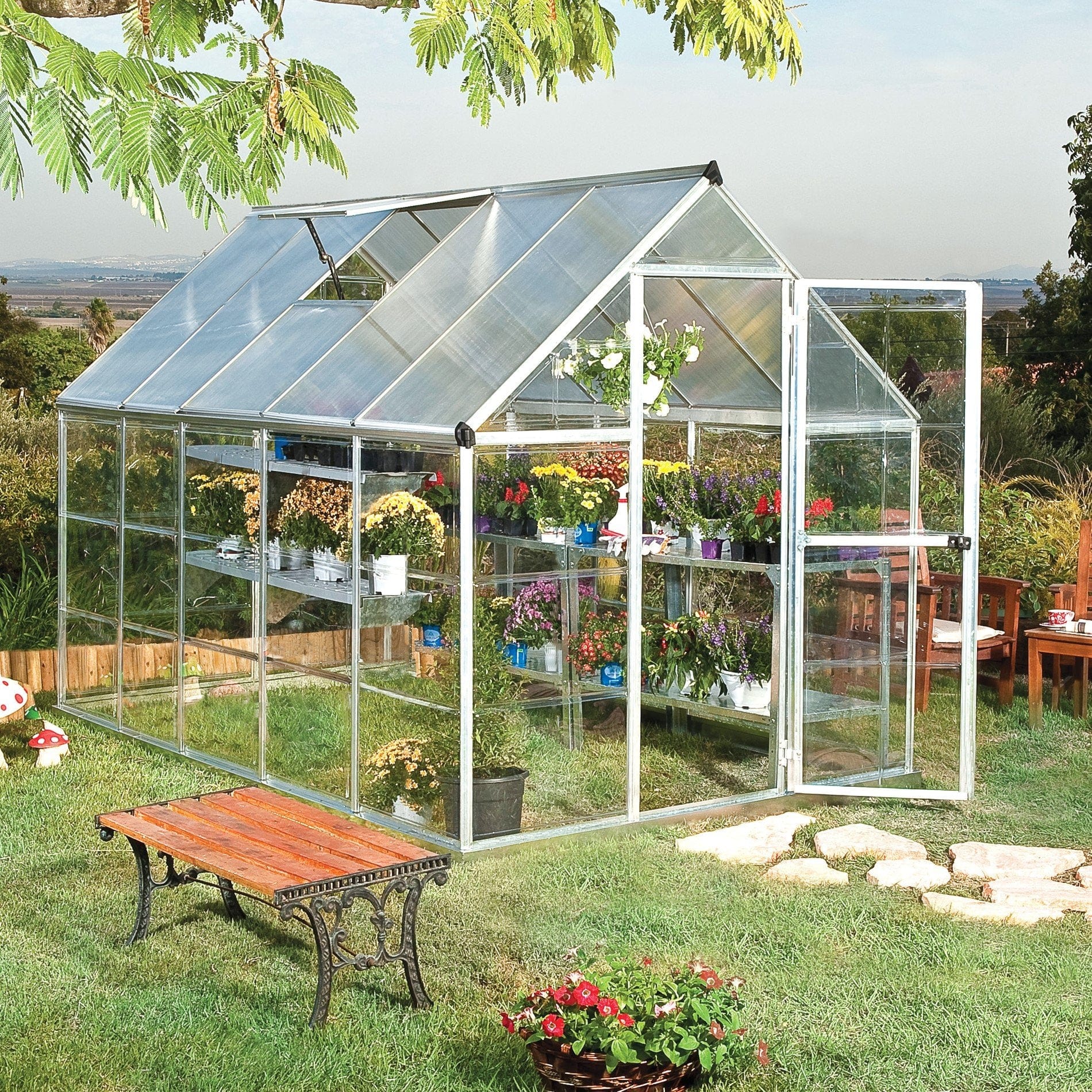 Palram - Canopia Hybrid Greenhouse - Thumbnail 2