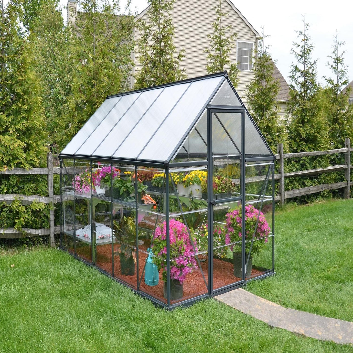 Palram - Canopia Greenhouses Palram - Canopia | Hybrid Greenhouse 6x10 Ft - Gray HG5510Y