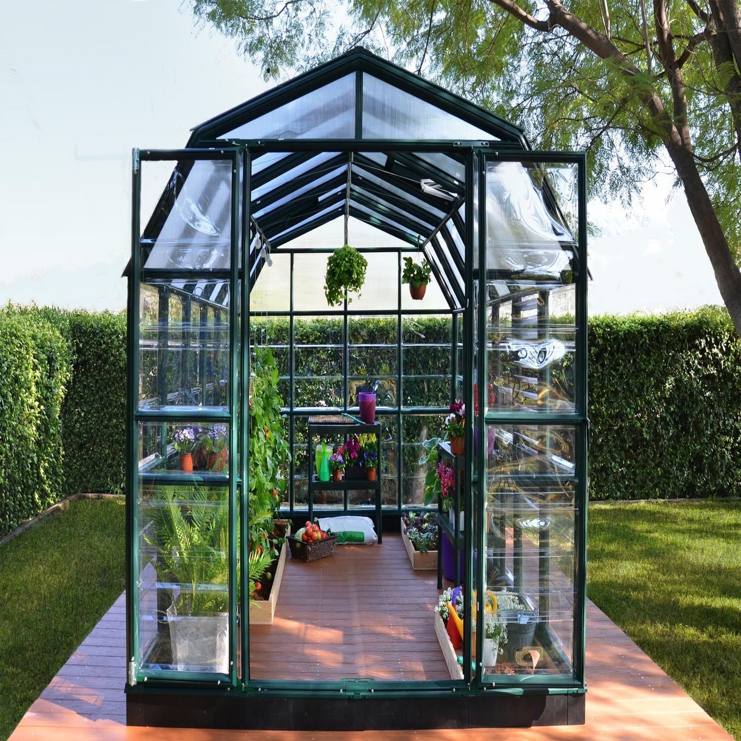 Palram - Canopia Greenhouses Palram - Canopia | Prestige 8x12 ft Clear Greenhouse Package HG7312C