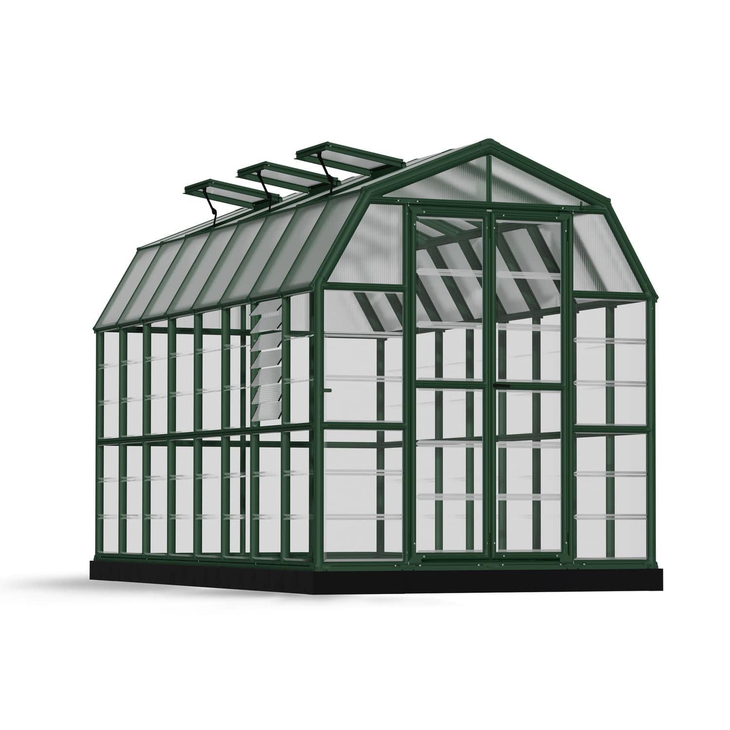 Palram - Canopia Greenhouses Palram - Canopia | Prestige 8x16 ft Clear Greenhouse Package HG7316C