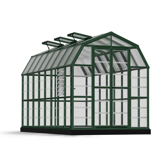 Palram - Canopia Greenhouses Palram - Canopia | Prestige 8x16 ft Twin Wall Greenhouse Package HG7316