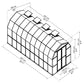 Palram - Canopia Greenhouses Palram - Canopia | Prestige 8x20 ft Clear Greenhouse Package HG7320C