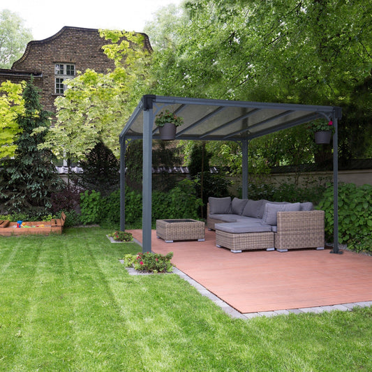 Palram - Canopia Milano 3000 10' x 10' Gazebo - mygreenhousestore.com
