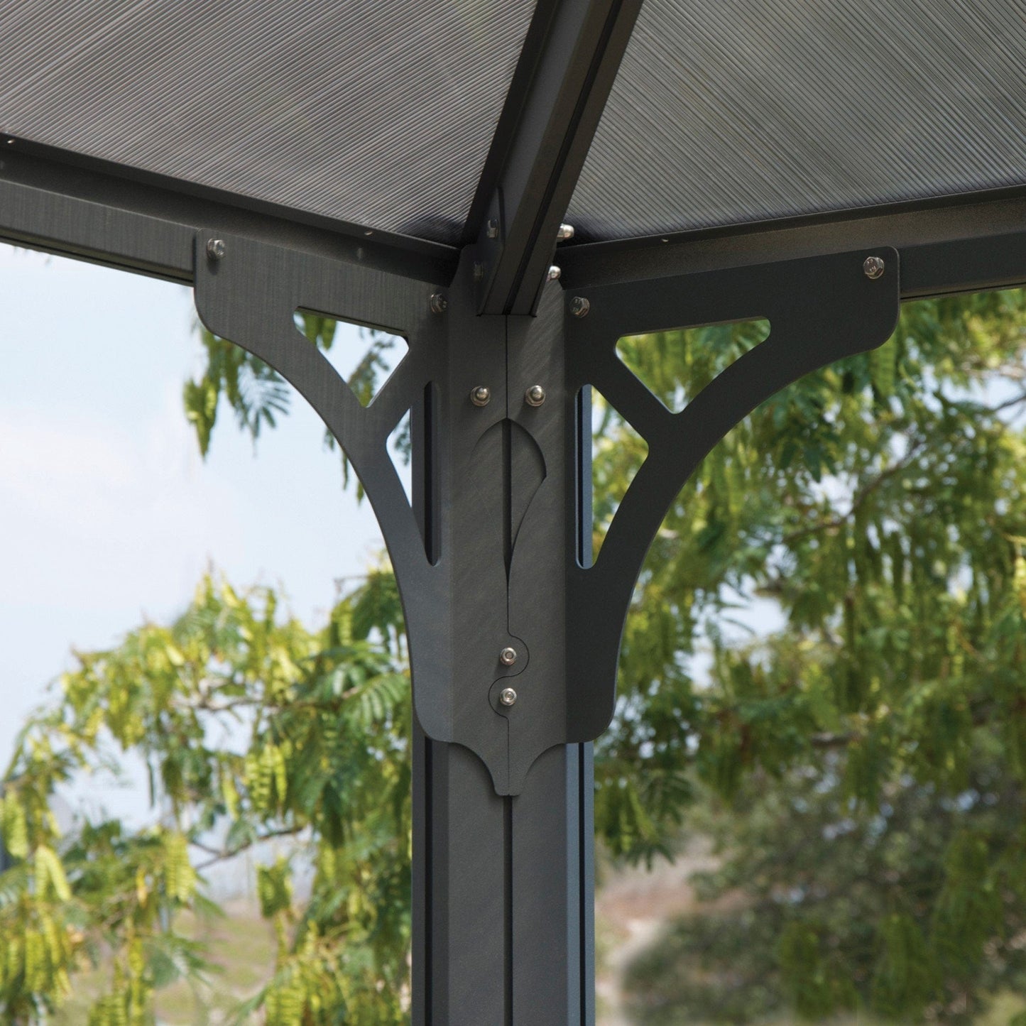 Palram - Canopia Palermo 3000 10' x 10' Gazebo - mygreenhousestore.com