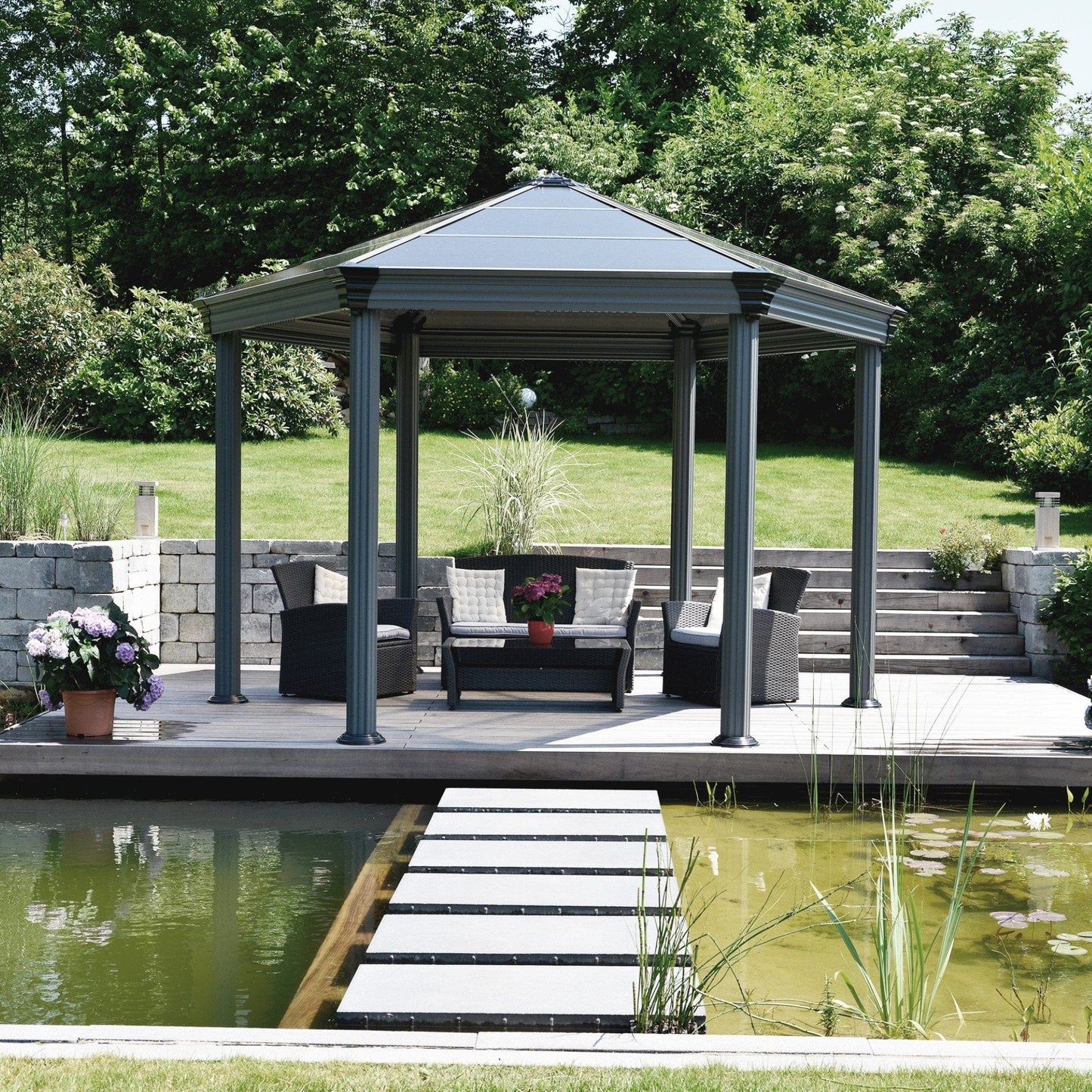 Palram - Canopia Roma Garden Gazebo - mygreenhousestore.com