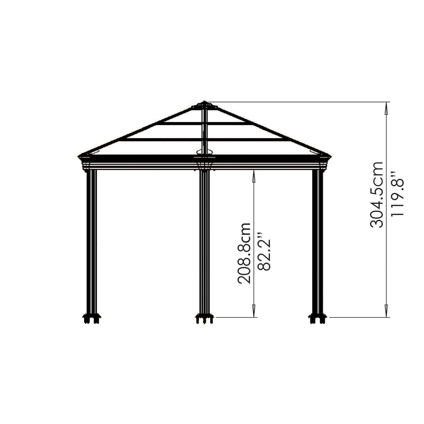 Palram - Canopia Roma Garden Gazebo - mygreenhousestore.com