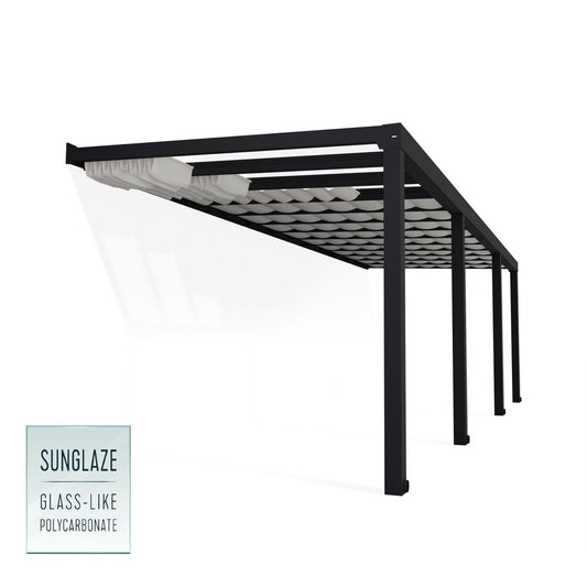 Palram - Canopia Patio Cover Accessories Palram - Canopia | Stockholm Patio Cover Roof Blinds 11x31 ft HG2004