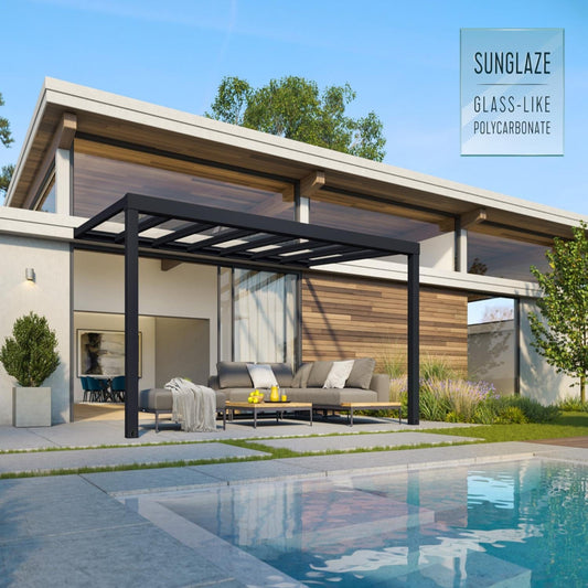 Palram - Canopia Patio Cover Palram - Canopia | Stockholm 11x17 ft Patio Cover - Gray/Clear HG9455