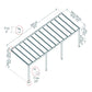Palram - Canopia Patio Cover Palram - Canopia | Stockholm 11x31 ft Patio Cover - Gray/Clear HG9466
