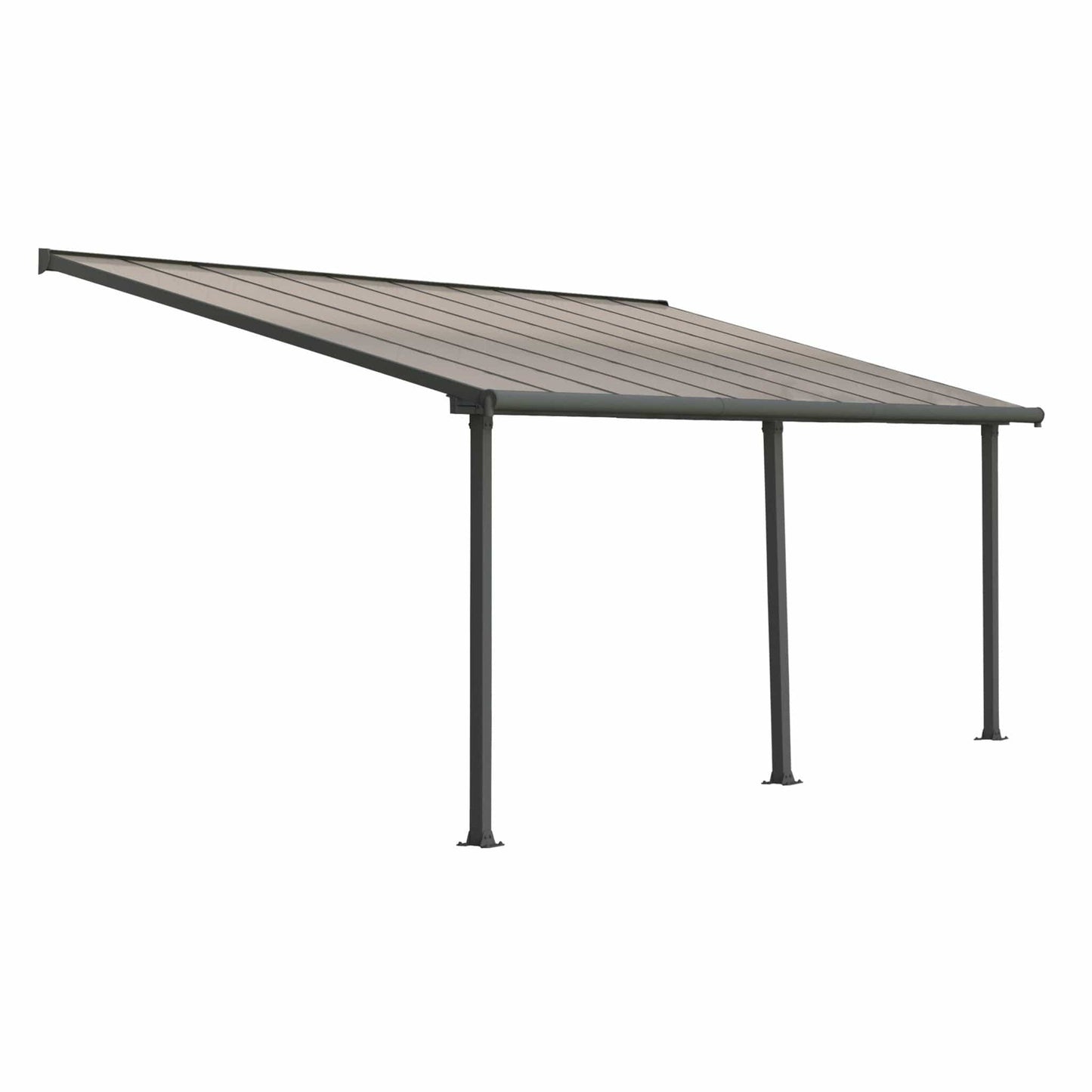 Palram - Canopia Olympia Patio Cover - Gray - mygreenhousestore.com