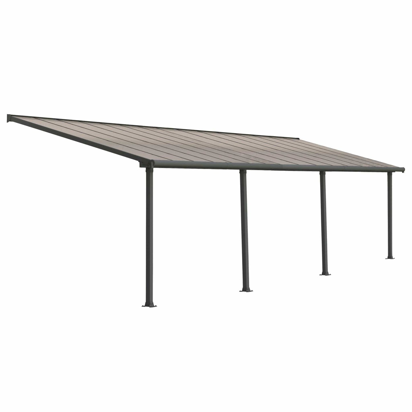 Palram - Canopia Olympia Patio Cover - Gray - mygreenhousestore.com