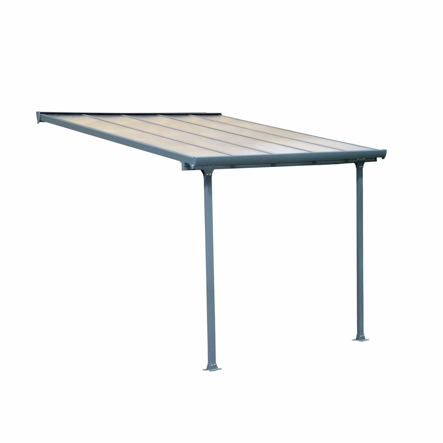 Palram - Canopia Feria Patio Cover - Gray Clear - mygreenhousestore.com