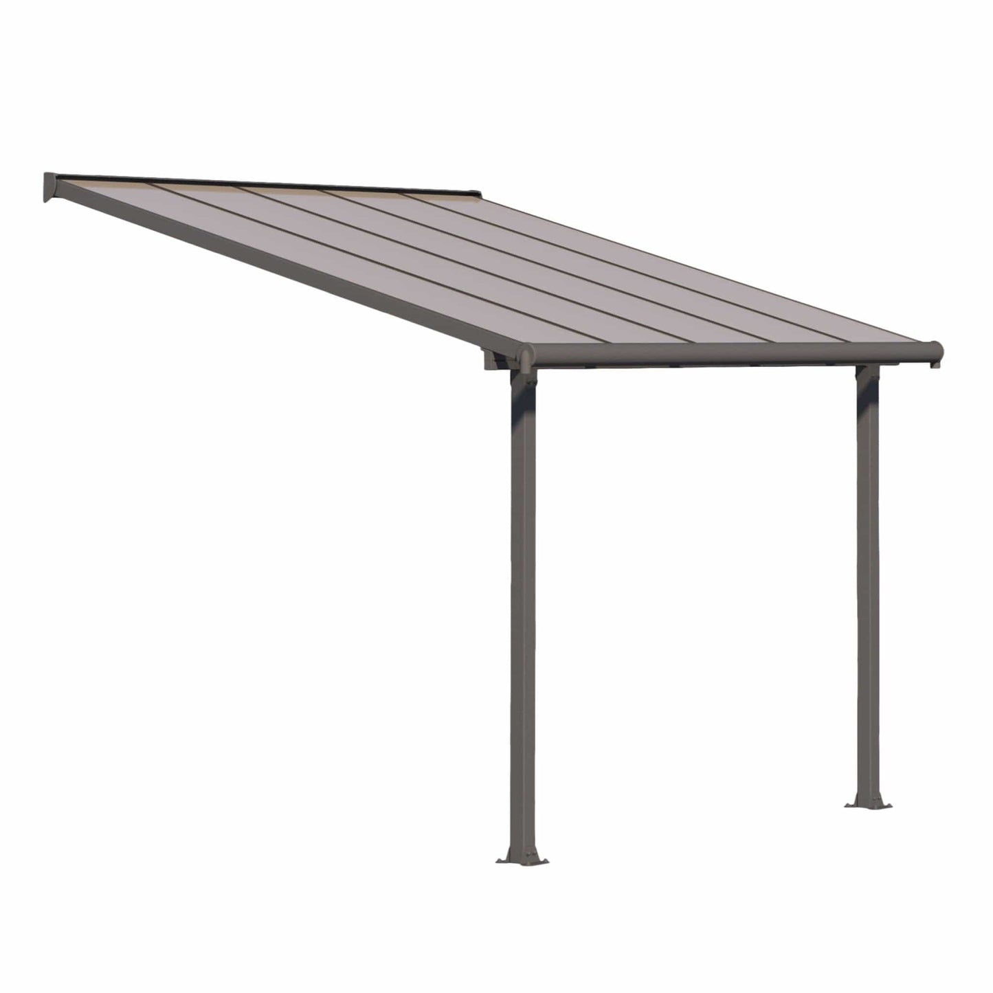 Palram - Canopia Olympia Patio Cover - Gray - mygreenhousestore.com