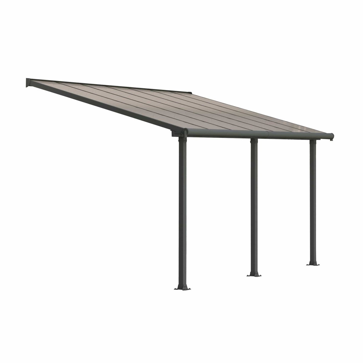 Palram - Canopia Olympia Patio Cover - Gray - mygreenhousestore.com