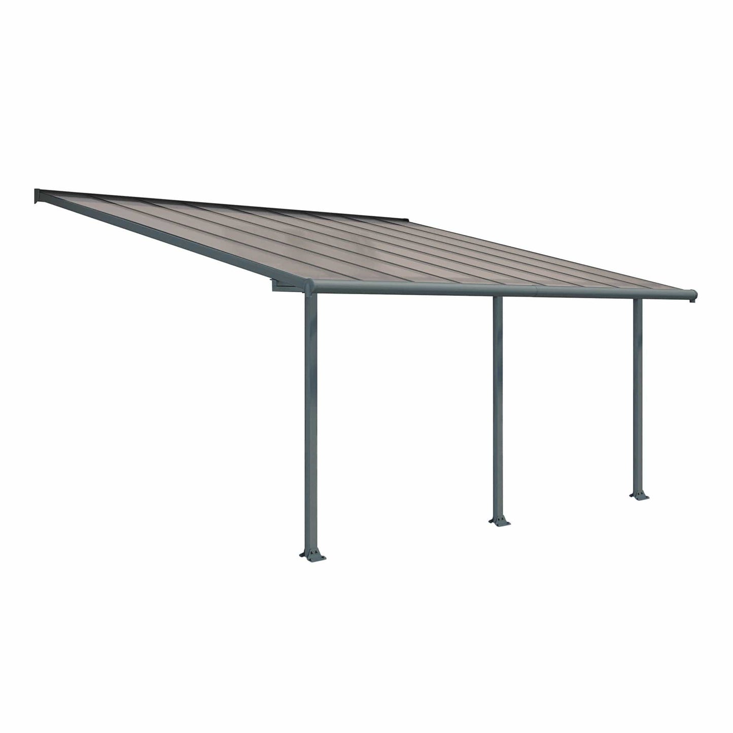 Palram - Canopia Olympia Patio Cover - Gray - mygreenhousestore.com