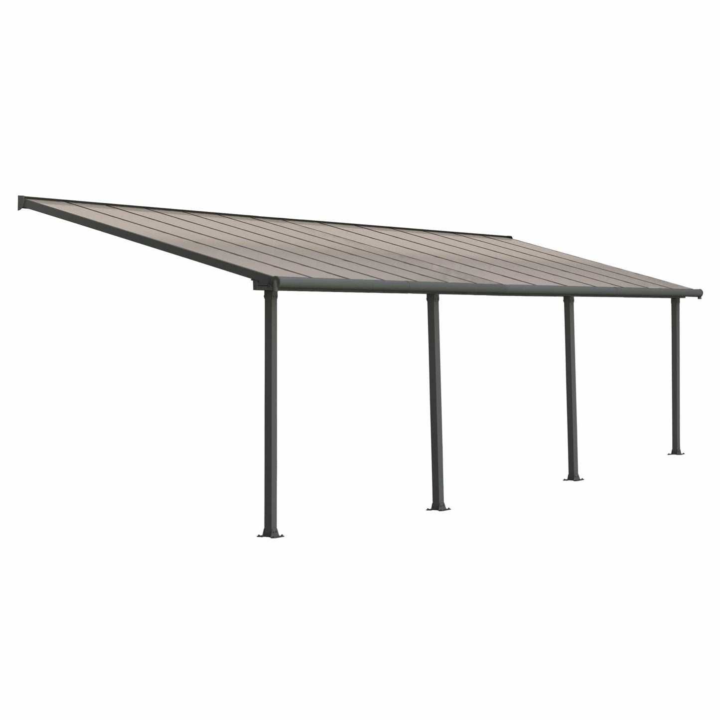 Palram - Canopia Olympia Patio Cover - Gray - mygreenhousestore.com