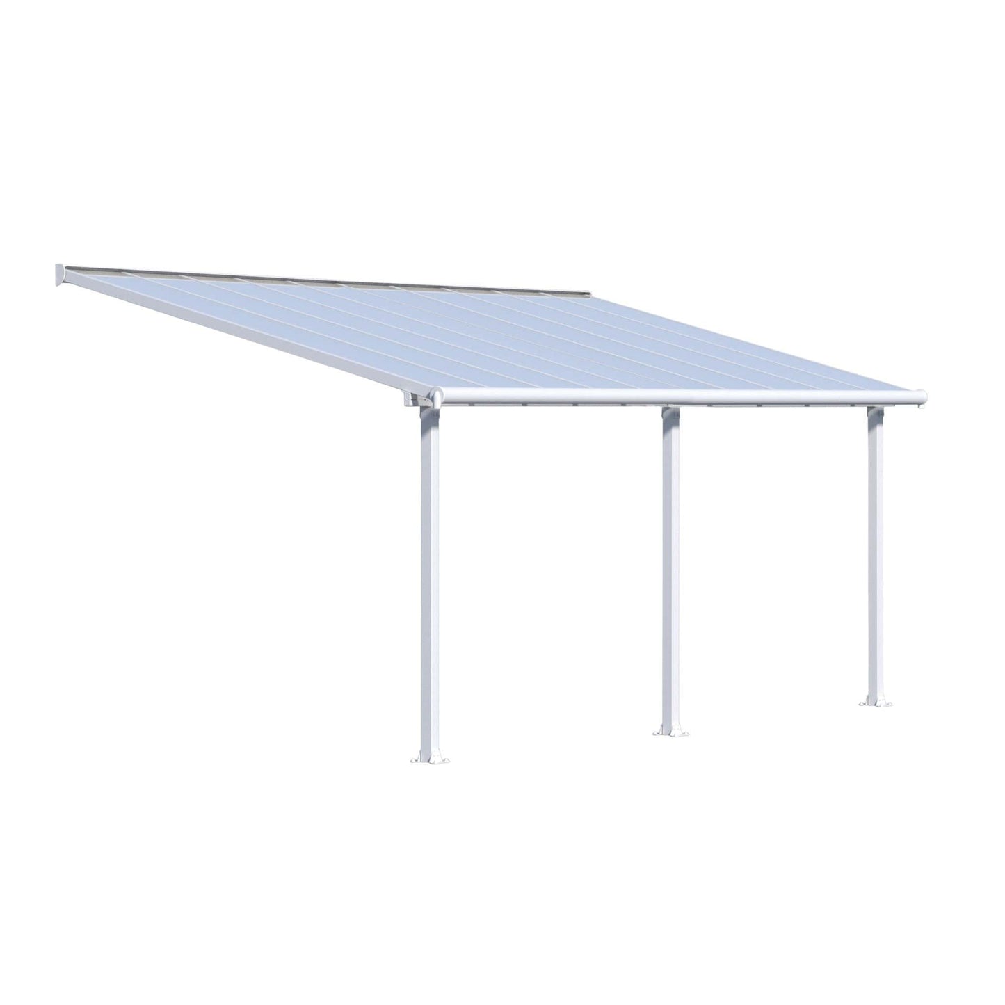 Palram - Canopia Olympia Patio Cover - White - mygreenhousestore.com