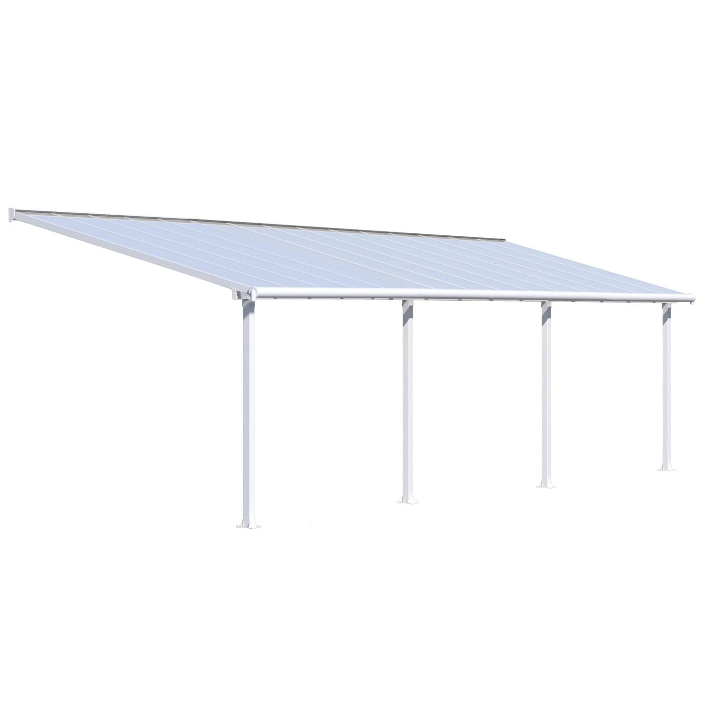 Palram - Canopia Olympia Patio Cover - White - mygreenhousestore.com