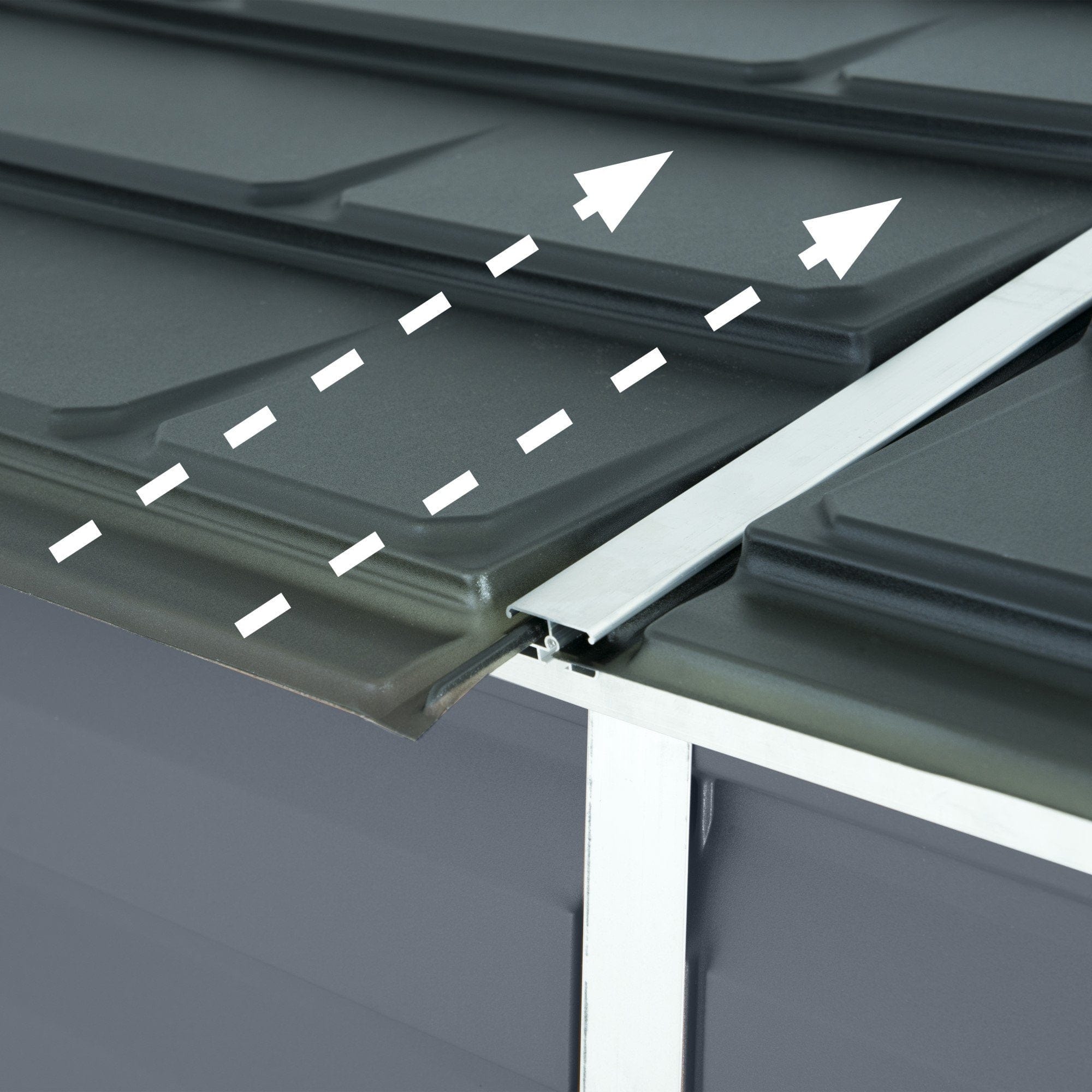 Palram - Canopia | SkyLight 4' x 6' Polycarbonate Lean-To Storage