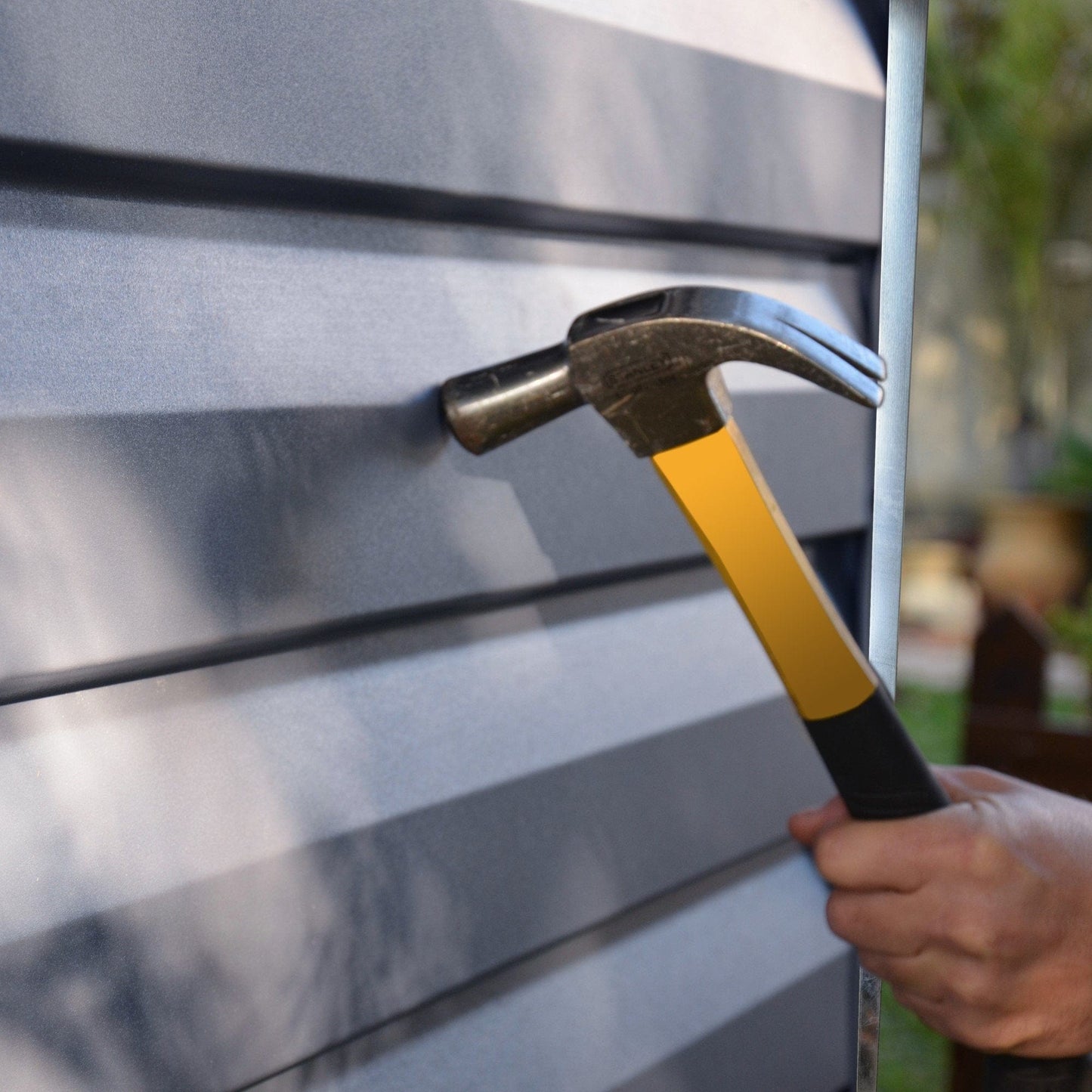 Palram - Canopia SkyLight Storage Shed - 6' Wide - Gray - mygreenhousestore.com